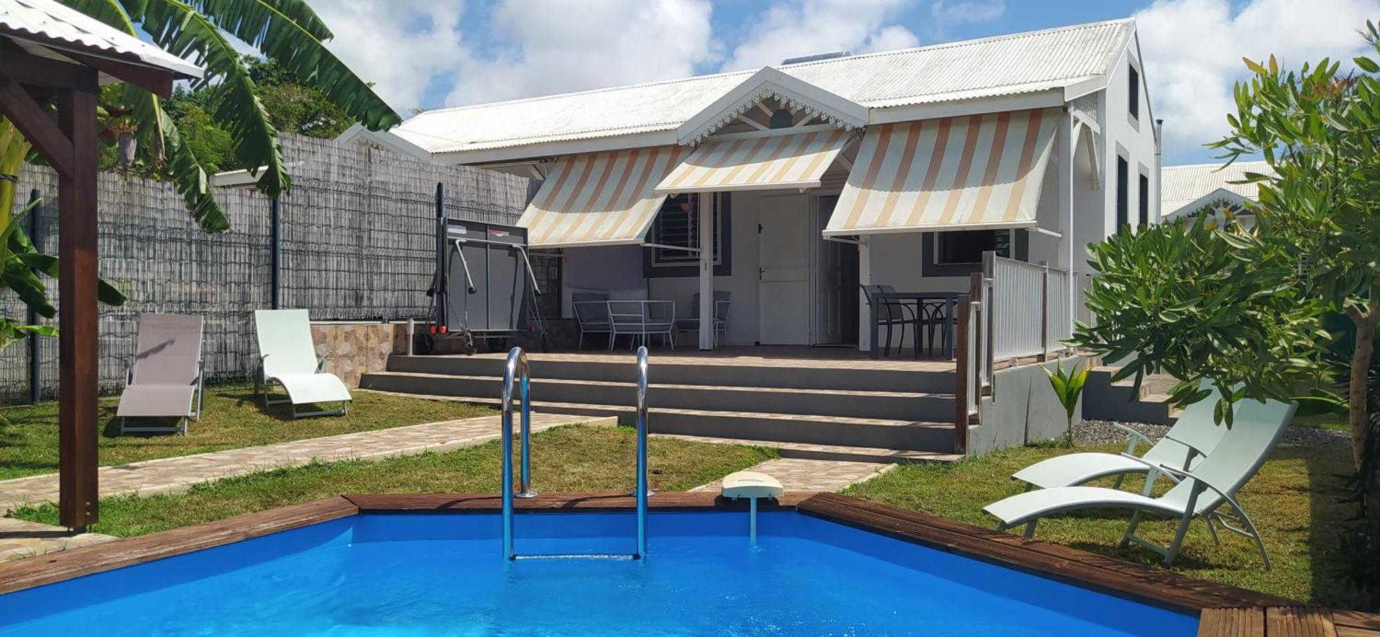Gites Monoi 4 Personnes Avec Piscine Privee Saint-Francois  Exterior foto